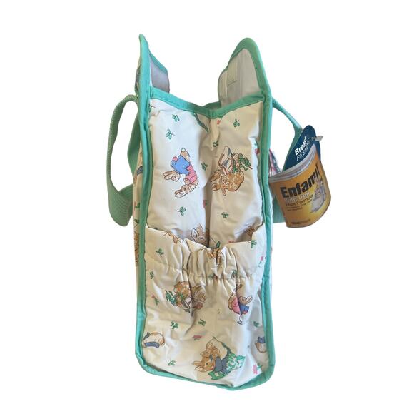 NWT Beatrix Potter Peter Rabbit Baby Bottle Diaper Bag Tote - Picture 5 of 16